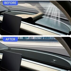 Kiwen Alcantara Dashboard Cover for Tesla Model 3 Model Y Suede Dashboard Pad